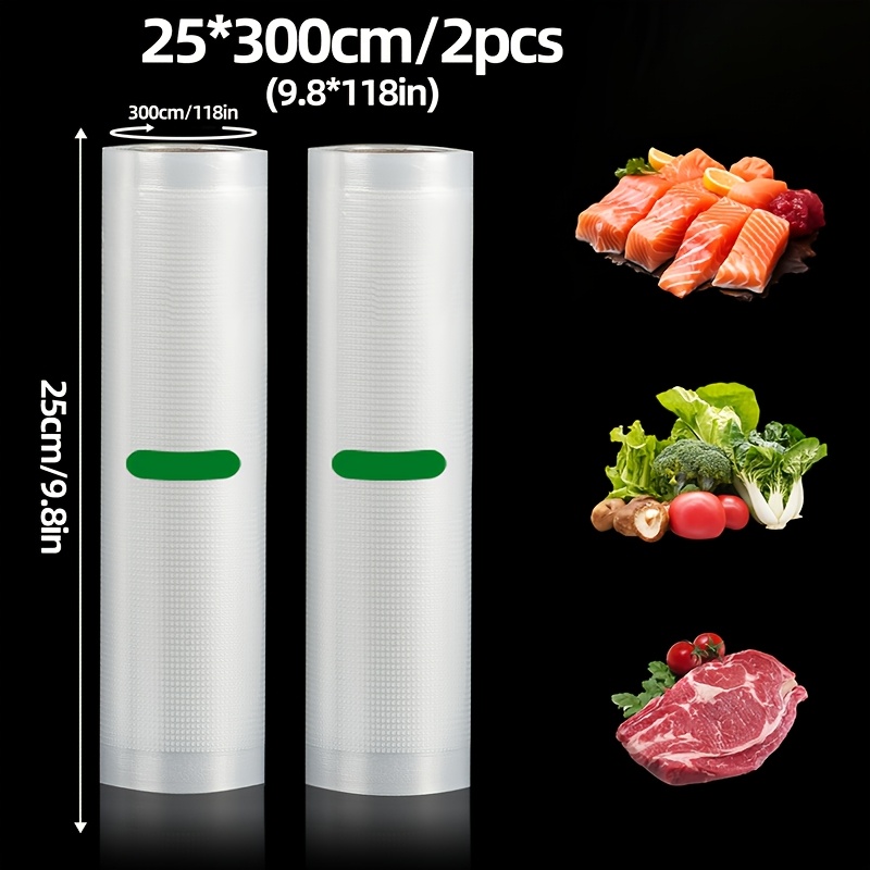 Meal Prep Recipes - 2er-Pack 3M Vakuumierfolienrollen: BPA-frei, in verschiedenen