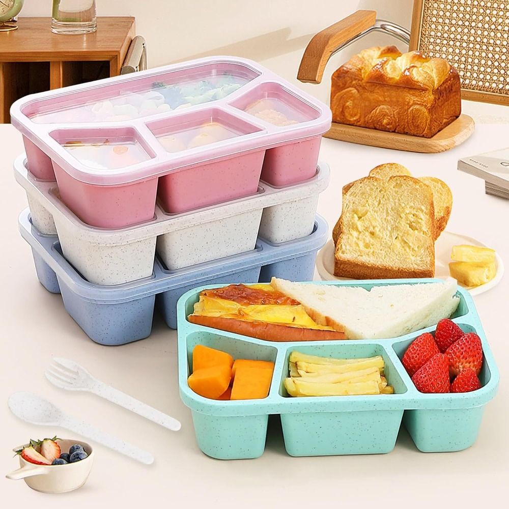 Meal Prep Kinder - 4 Fächer Kinder Bento Box wieder