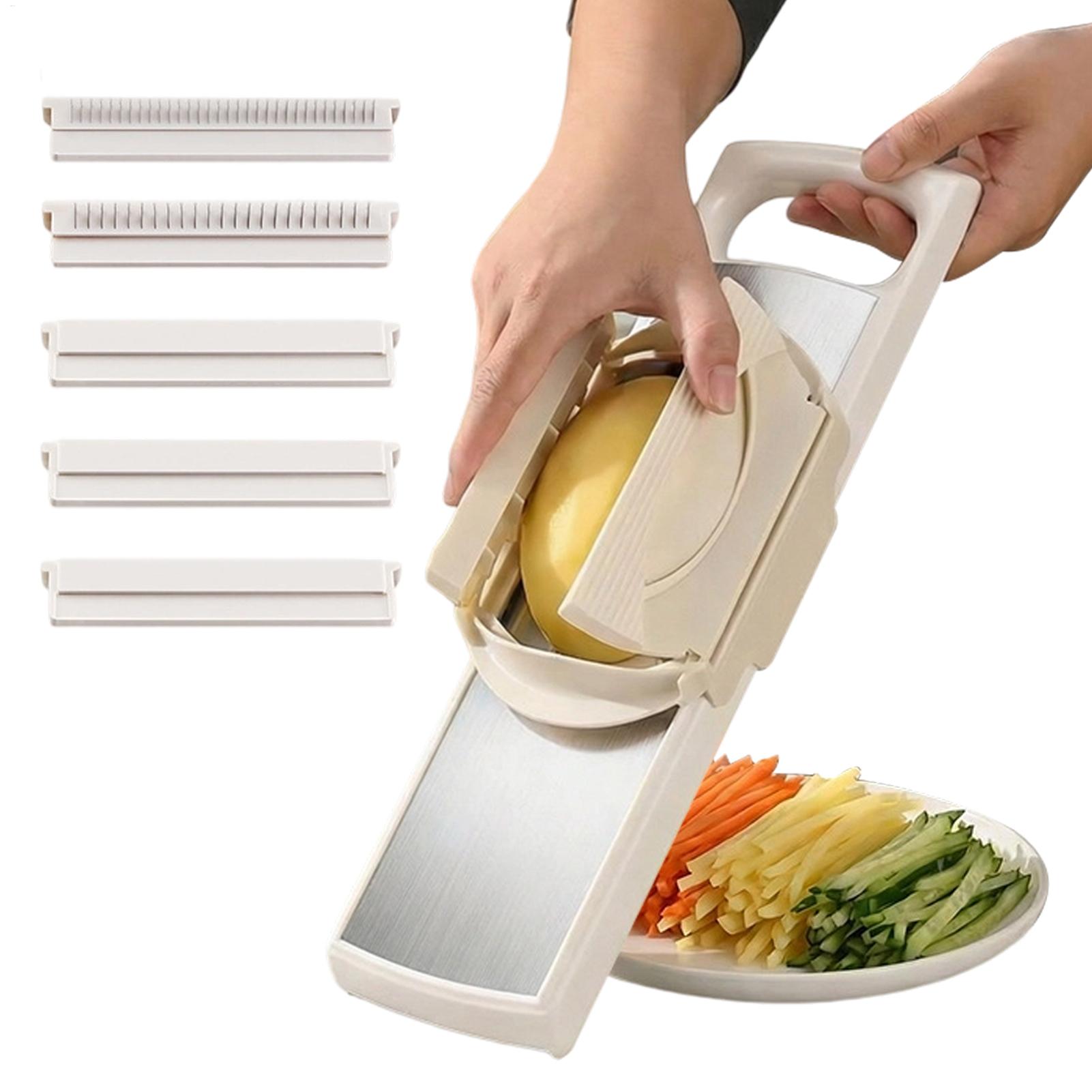 Meal Prep Manual - Ergonomischer Handgemüseschneider, Sicherer Manueller Lebensmittelzerkleinerer, Multifunktionales