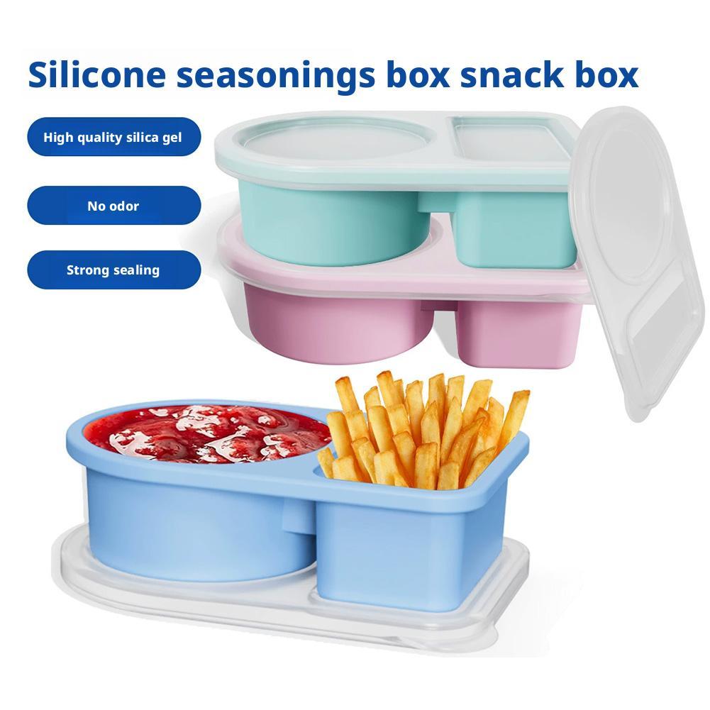 Meal Prep Kinder - 2-Gitter-Snackbehälter, wiederverwendbare Lunchbehälter für die Zubereitung