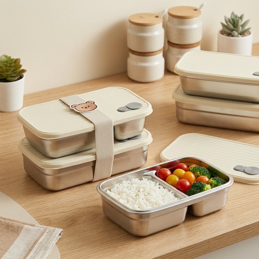 Edelstahl Bento-Box Metall-Lun – Meal Prep Kinder Bewertung und Preis