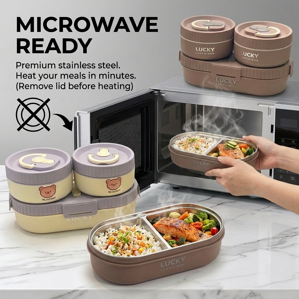 Mikrowellengeeignete 304 Edels – Meal Prep Kinder Bewertung und Preis