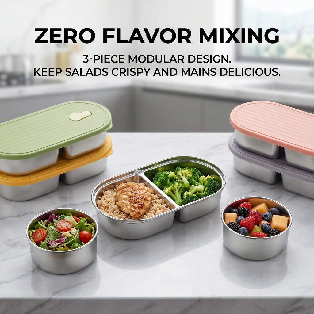 Mikrowellengeeignete 304 Edels – Meal Prep Kinder Bewertung und Preis