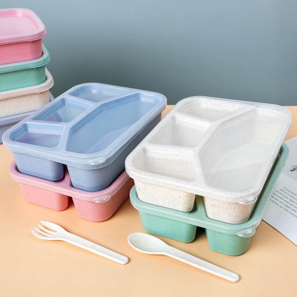 4 Fächer Kinder Bento Box wied – Meal Prep Kinder Bewertung und Preis