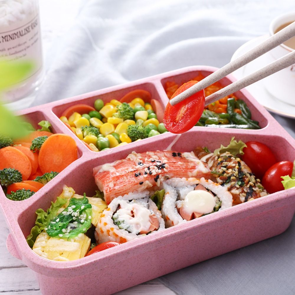 4 Fächer Kinder Bento Box wied – Meal Prep Kinder Bewertung und Preis
