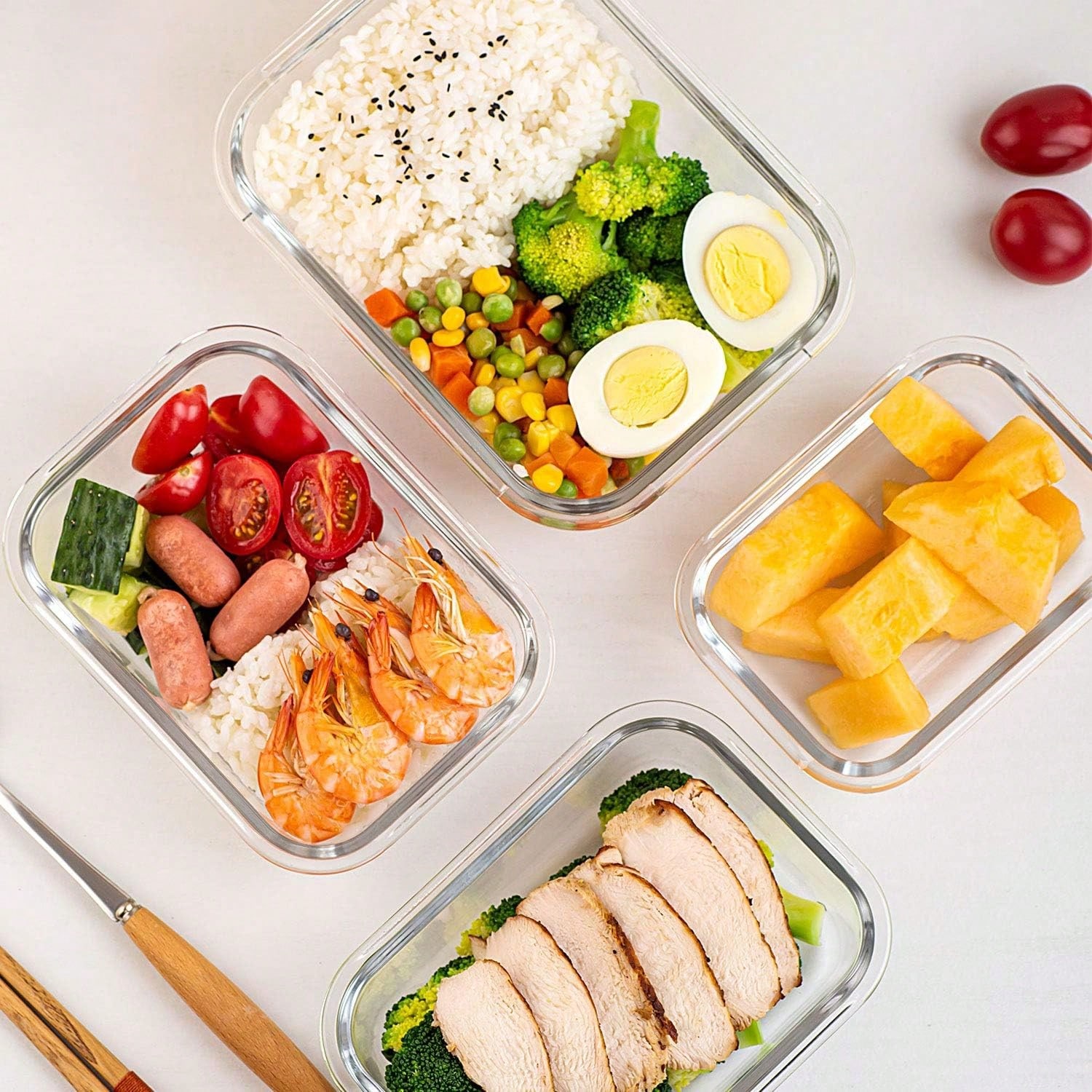 10er-Pack Glas-Mahlzeitbehälte – Meal Prep Recipes Bewertung und Preis