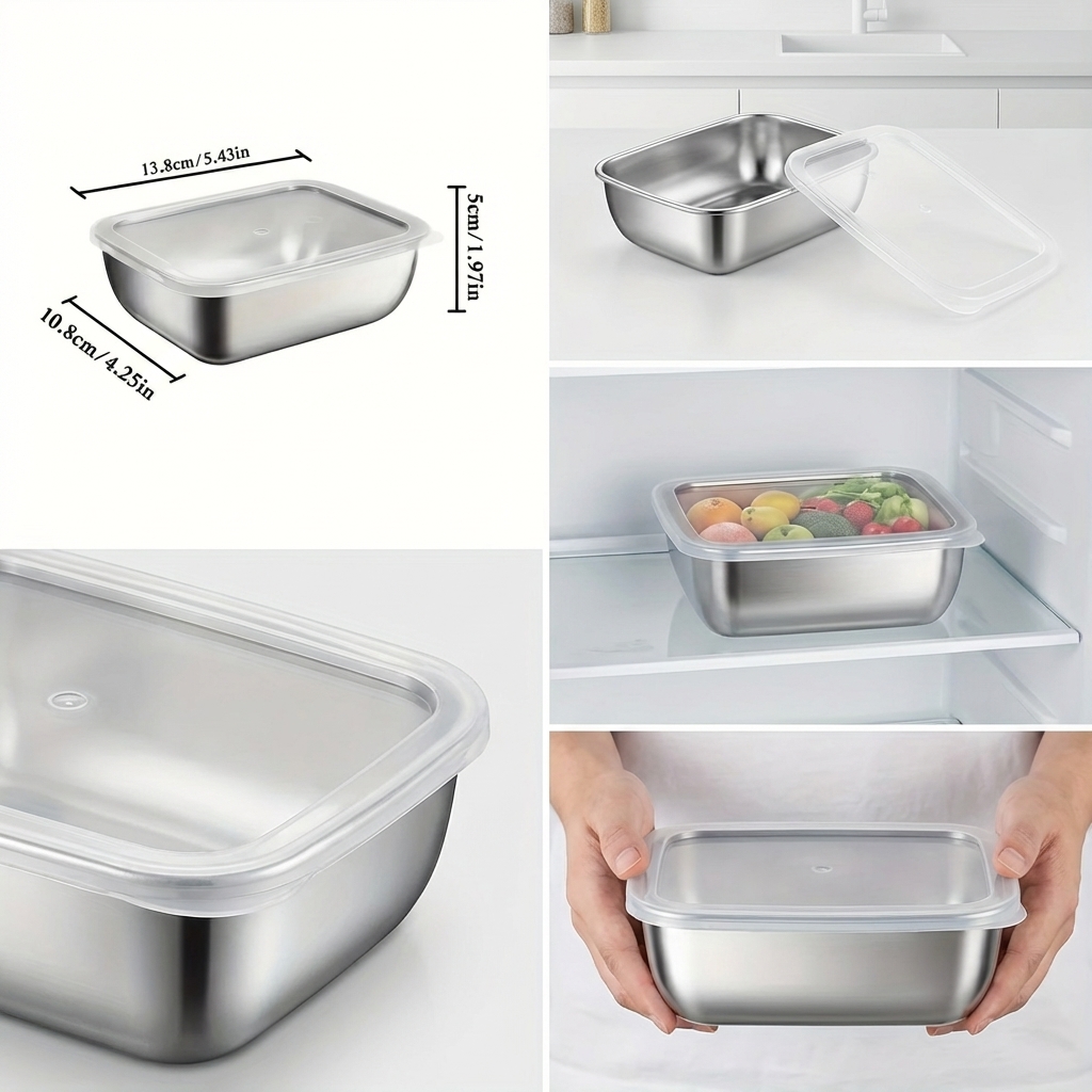 5 Stück Edelstahl-Lebensmittel – Meal Prep Chef Bewertung und Preis