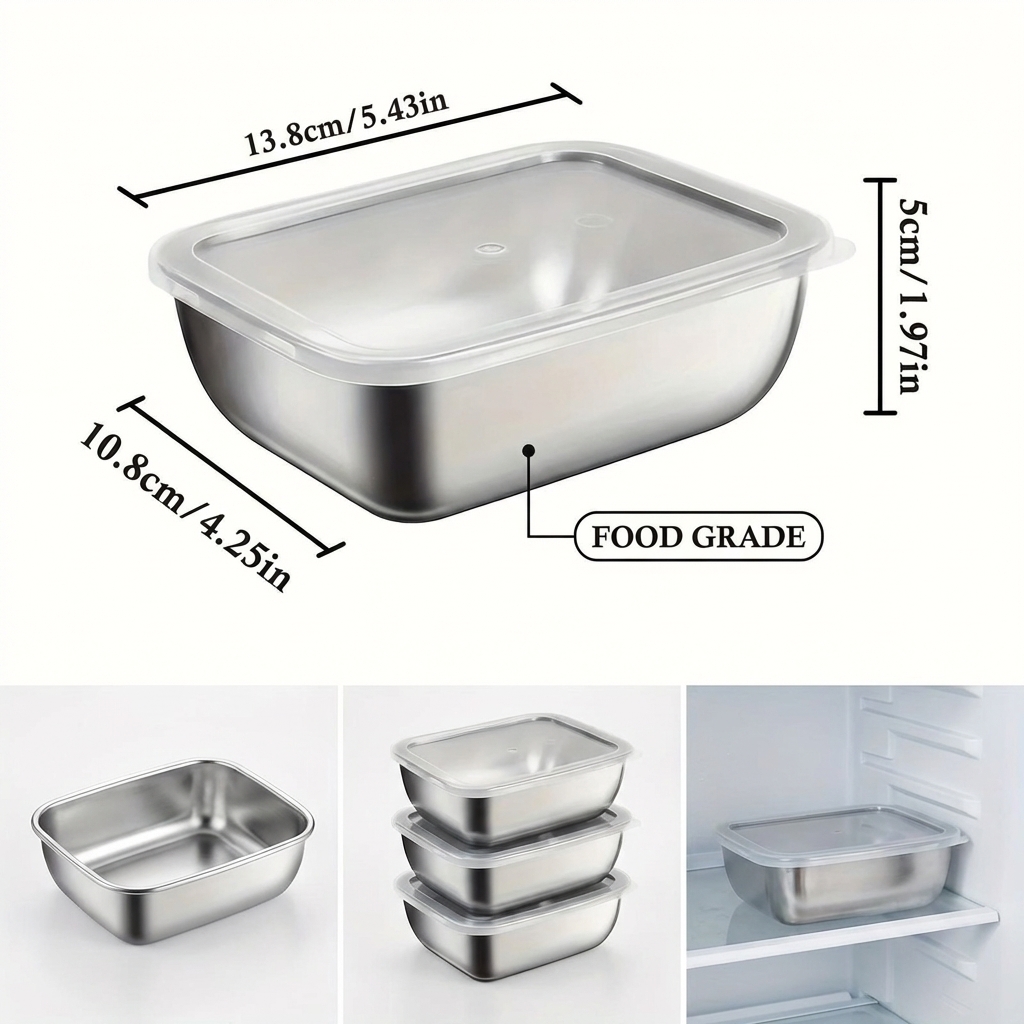 5 Stück Edelstahl-Lebensmittel – Meal Prep Chef Bewertung und Preis