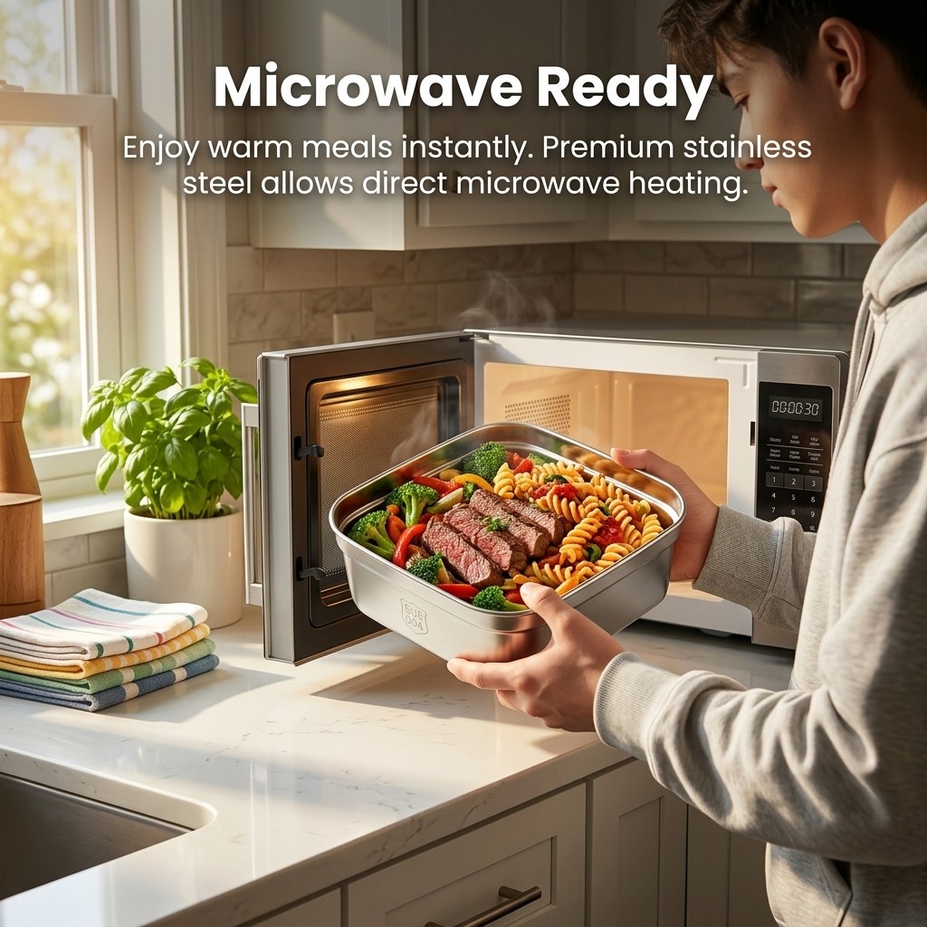 Mikrowellengeeignete 304 Edels – Meal Prep Kinder Bewertung und Preis