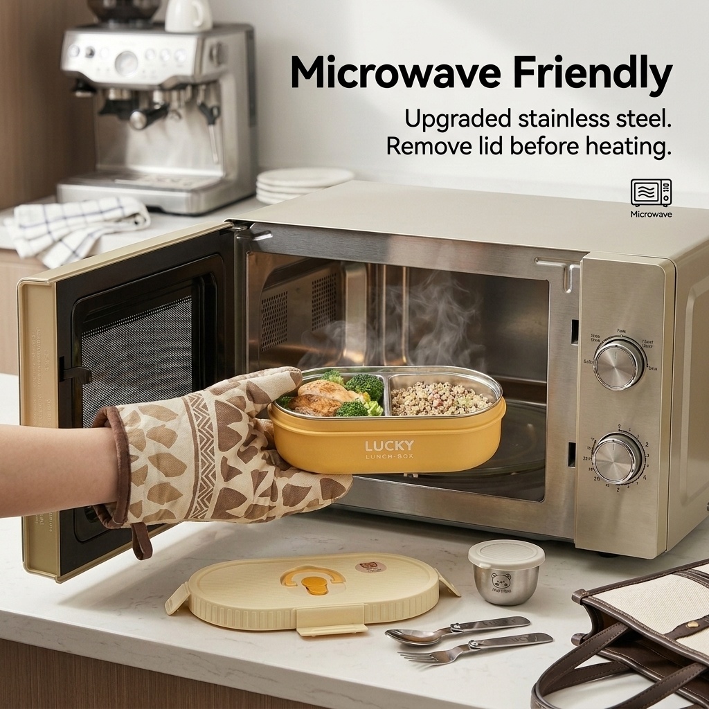 Mikrowellengeeignete 304 Edels – Meal Prep Kinder Bewertung und Preis