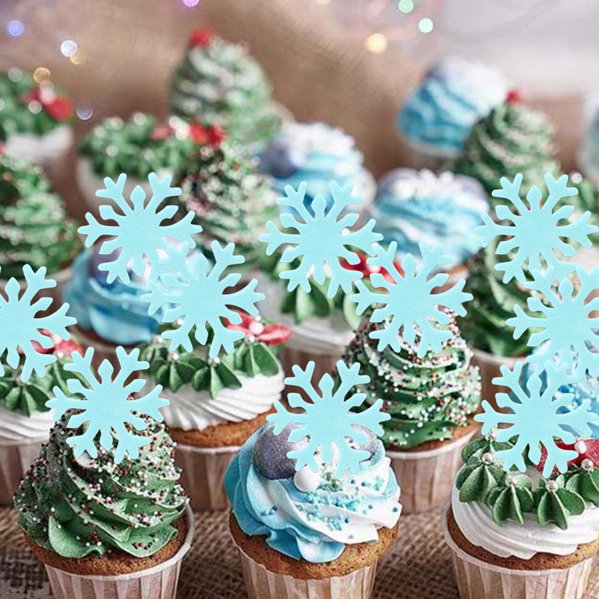 50 Stück blau-weiße Cupcake-To – Meal Prep Frozen Bewertung und Preis
