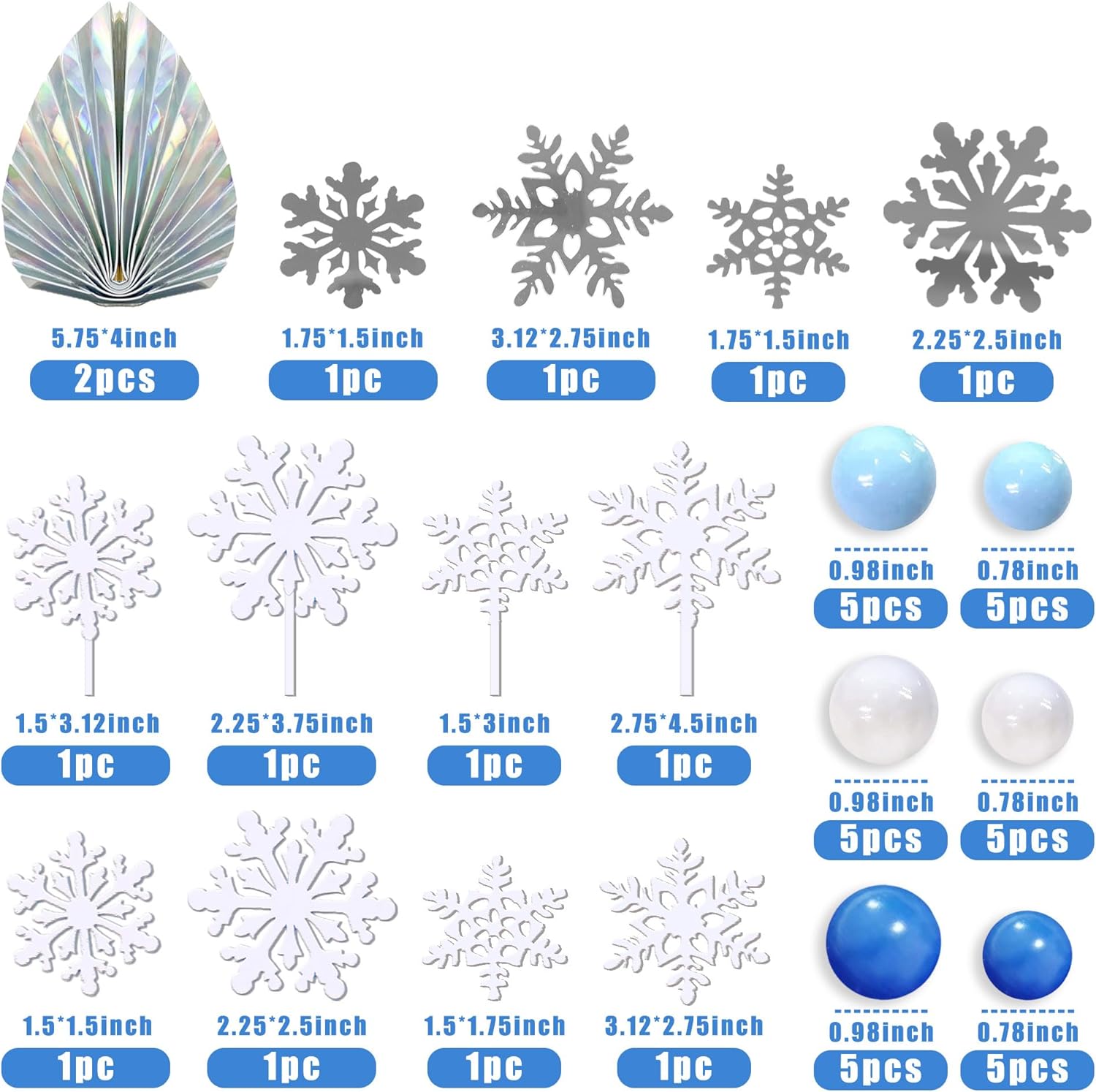 44-teiliges Schneeflocken-Kuch – Meal Prep Frozen Bewertung und Preis
