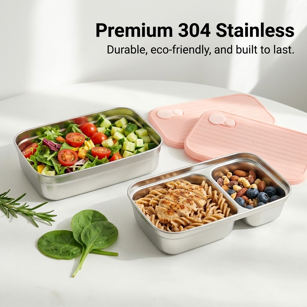 304 Edelstahl Bento Lunchbox-S – Meal Prep Kinder Bewertung und Preis