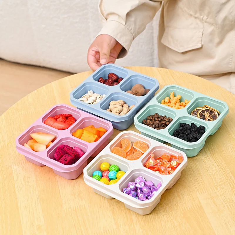 4 Gitter Snack box für Kinder  – Meal Prep Kinder Bewertung und Preis