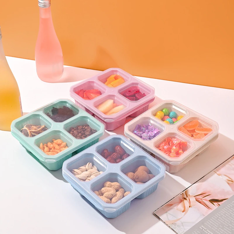 4 Gitter Snack box für Kinder  – Meal Prep Kinder Bewertung und Preis